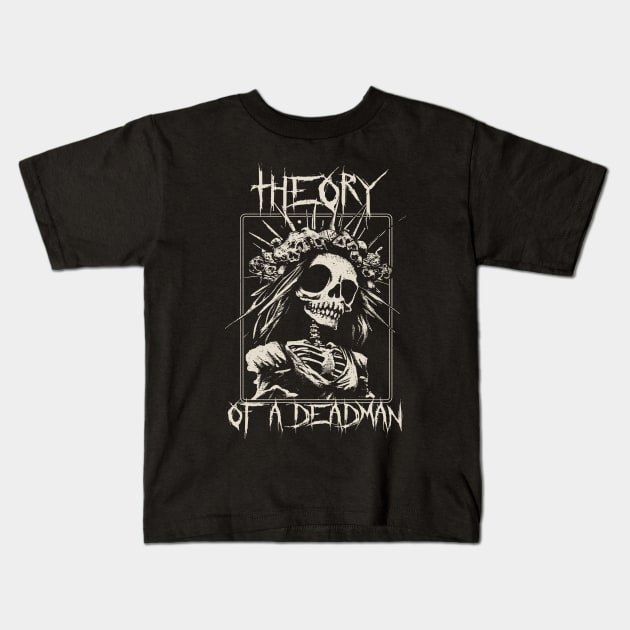 theory bride skeleton Kids T-Shirt by hex pixel